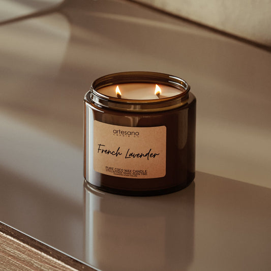 French Lavender - Large Pure Coco Wax Candle