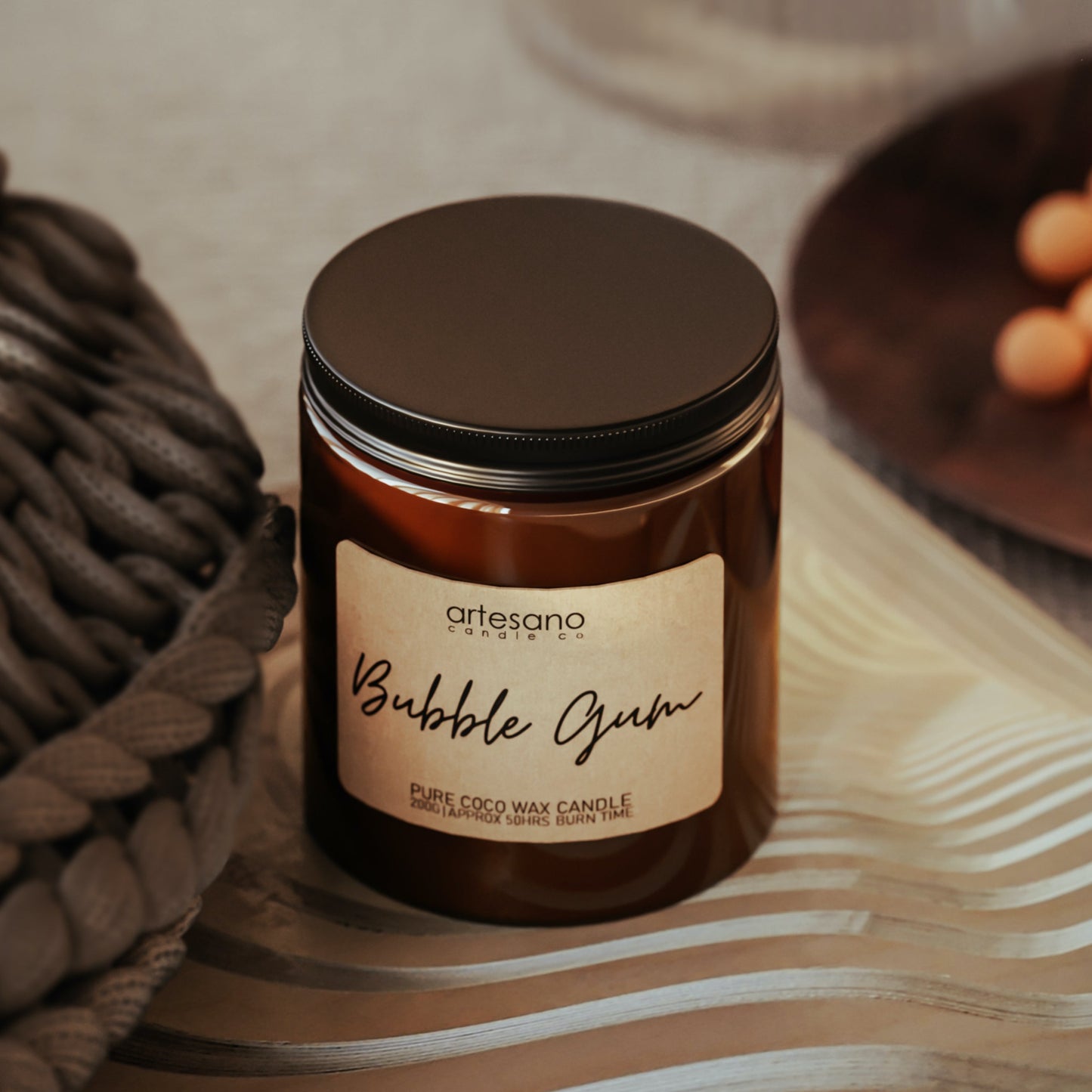 Bubble Gum - Pure Coco Wax Candle