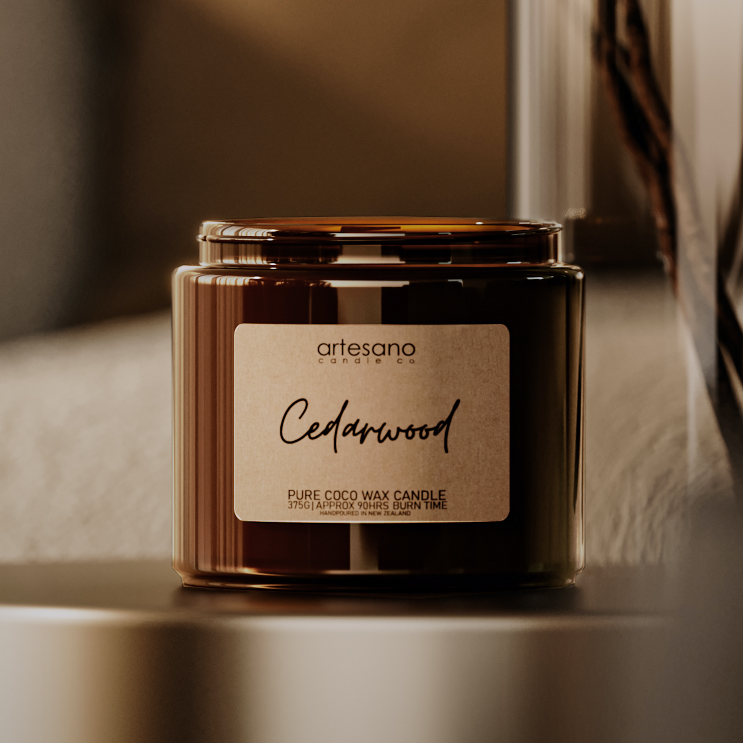 Cedarwood - Pure Coco Wax Candle