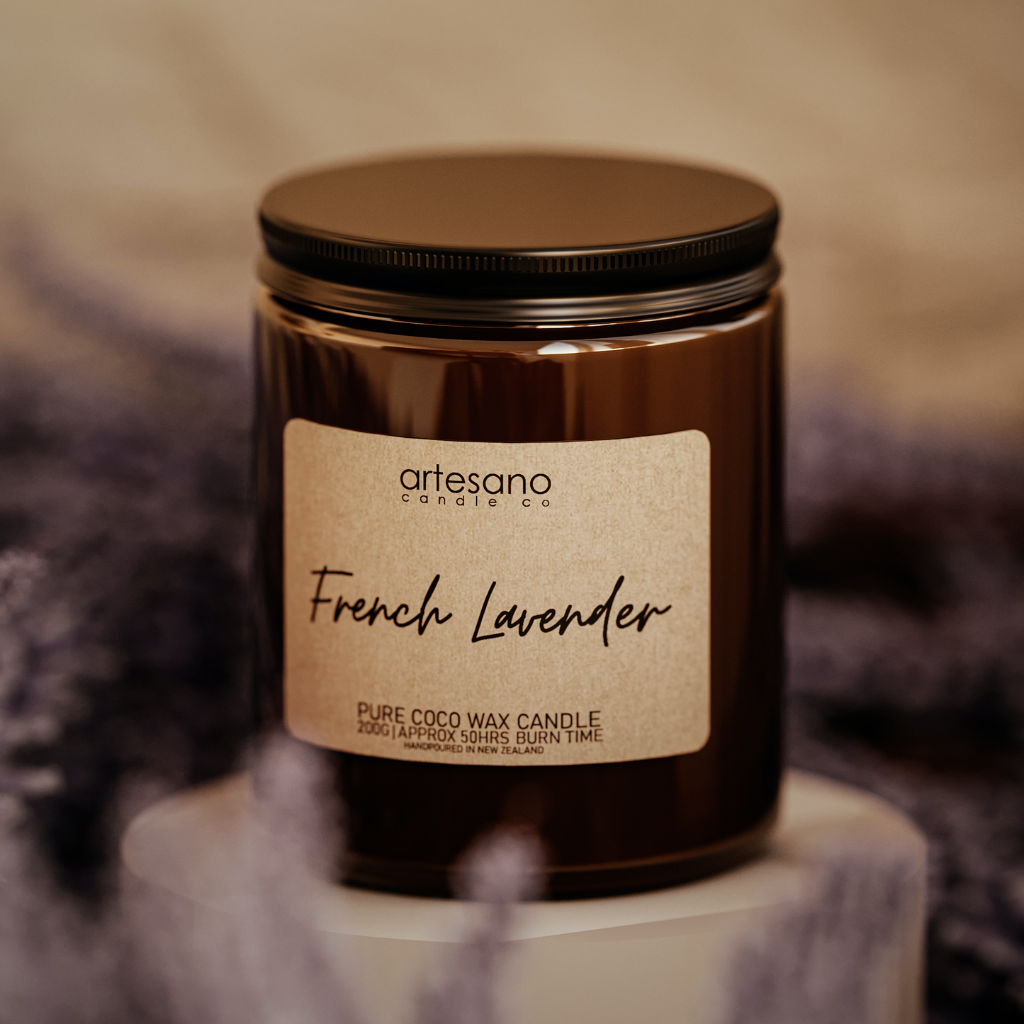 French Lavender - Large Pure Coco Wax Candle