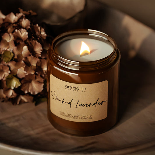 Smoked Lavender - Pure Coco Wax Candle