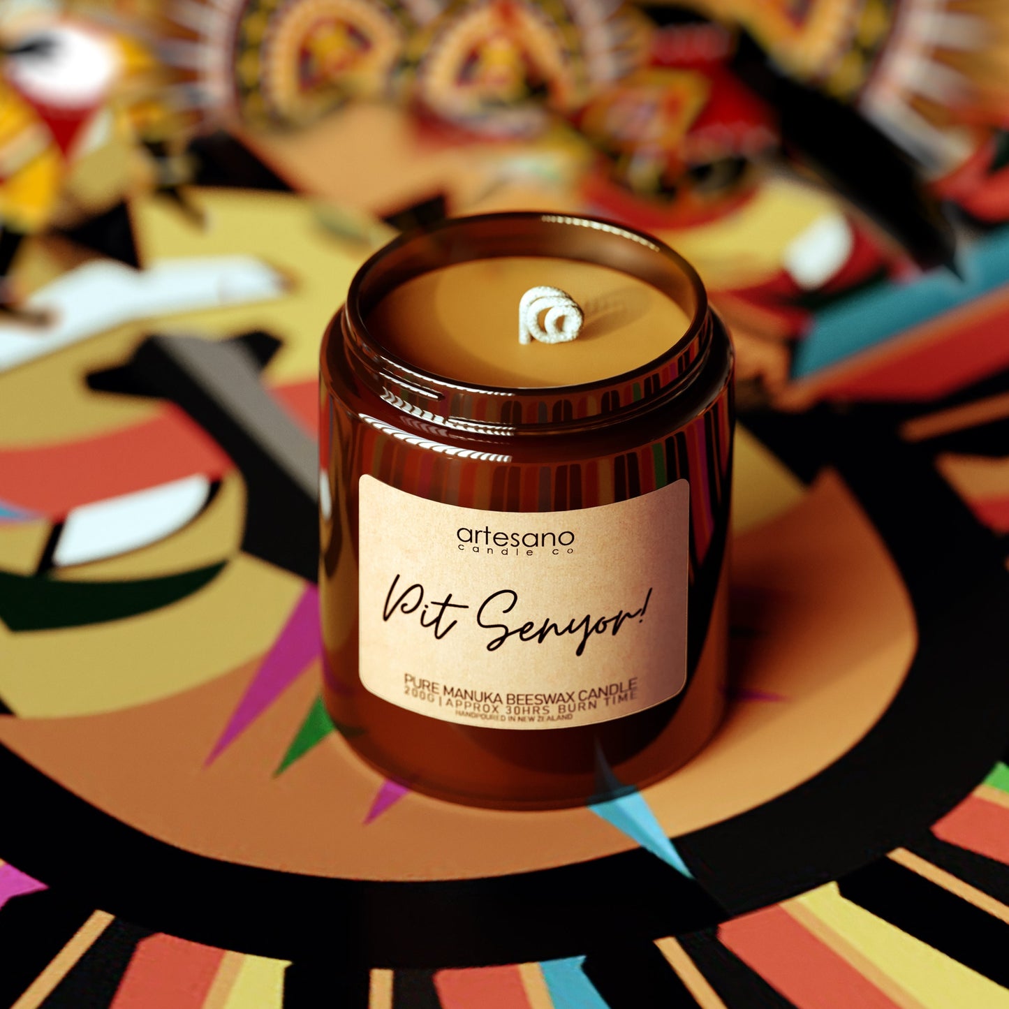Pit Senyor - Pure Manuka Beeswax Candle