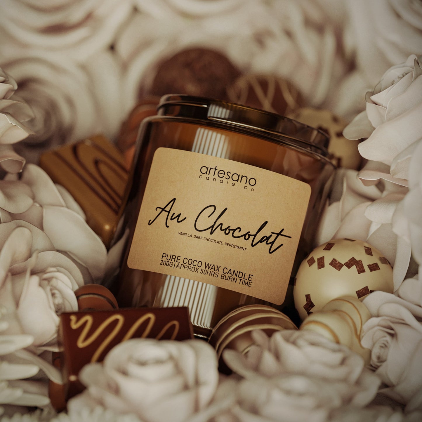 Au Chocolat - Pure Coco Wax Candle