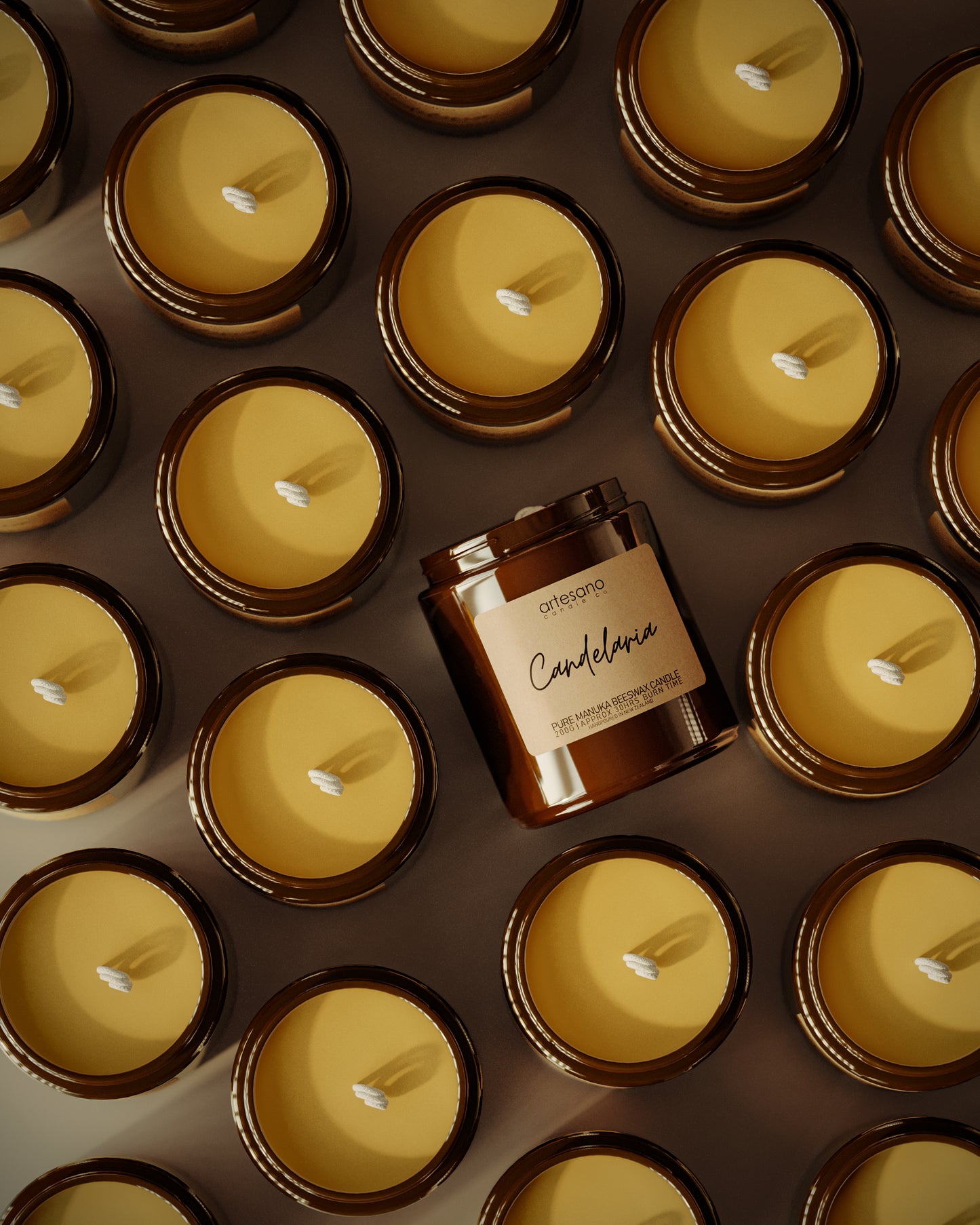 Candelaria - Pure Manuka Beeswax Candle