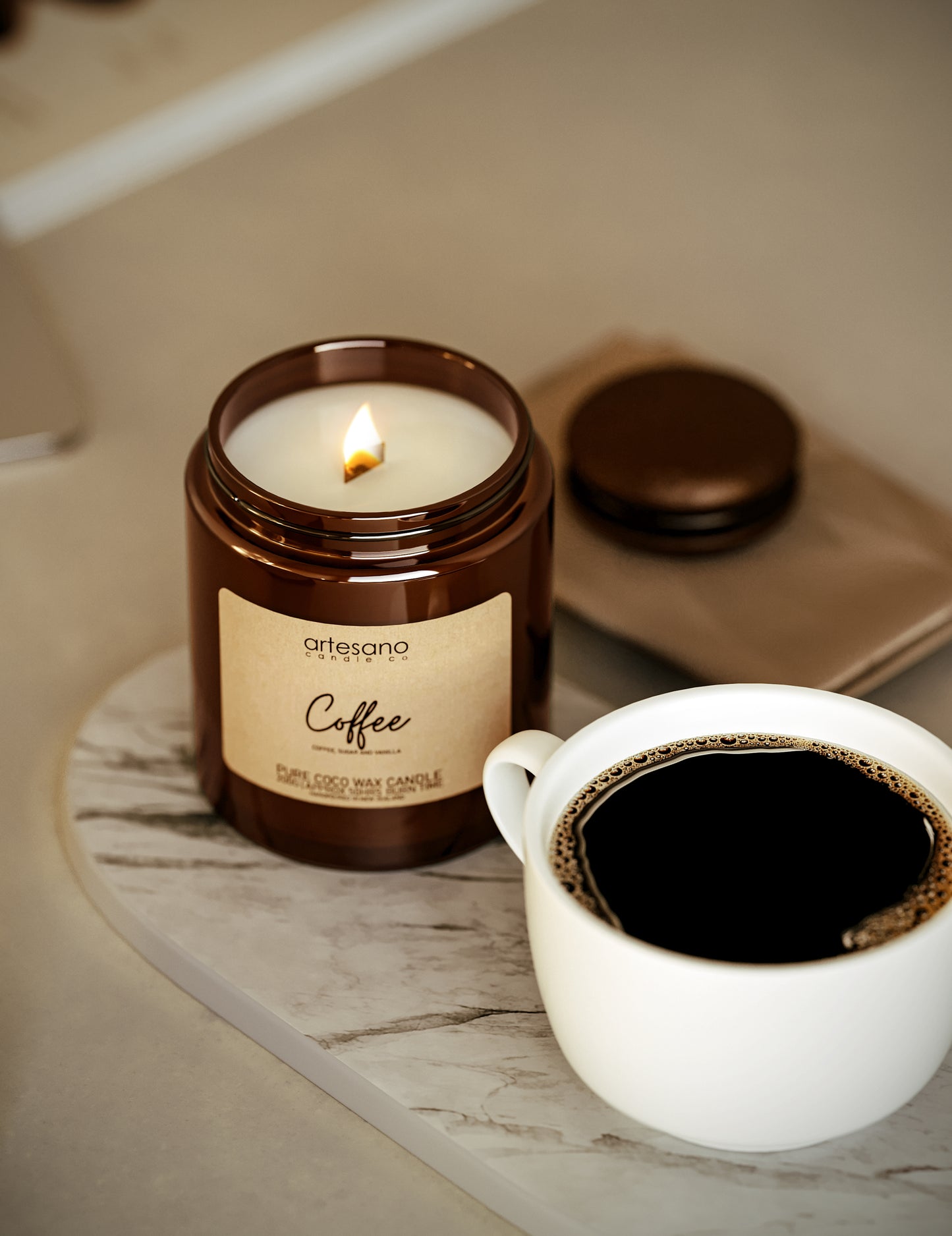 Coffee - Pure Coco Wax Candle