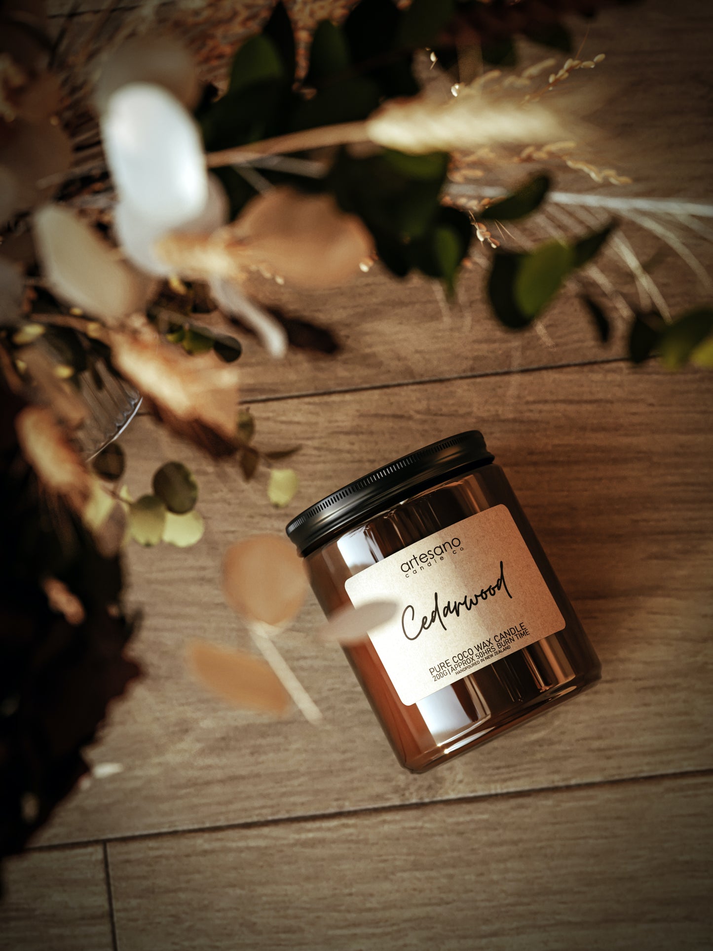 Cedarwood - Pure Coco Wax Candle