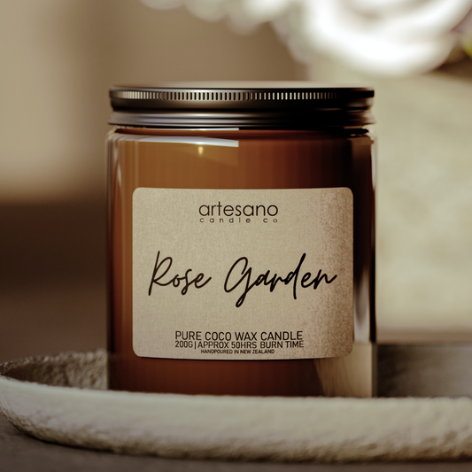 Rose Garden - Pure Coco Wax Scented Candle