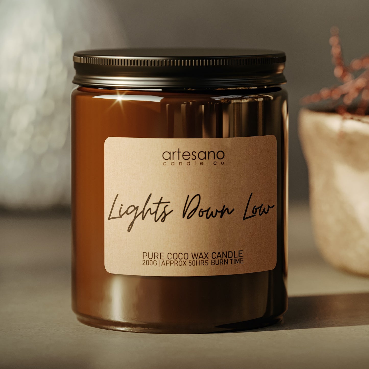 Lights Down Low - Pure Coco Wax Candle